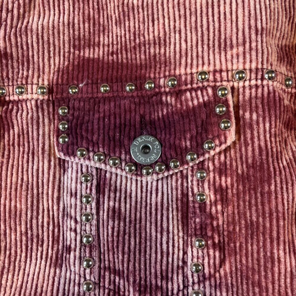 POL Pink Studded Corduroy Jacket Coat Shacket Western Vintage Gift Women’s XL 1X - Picture 13 of 16